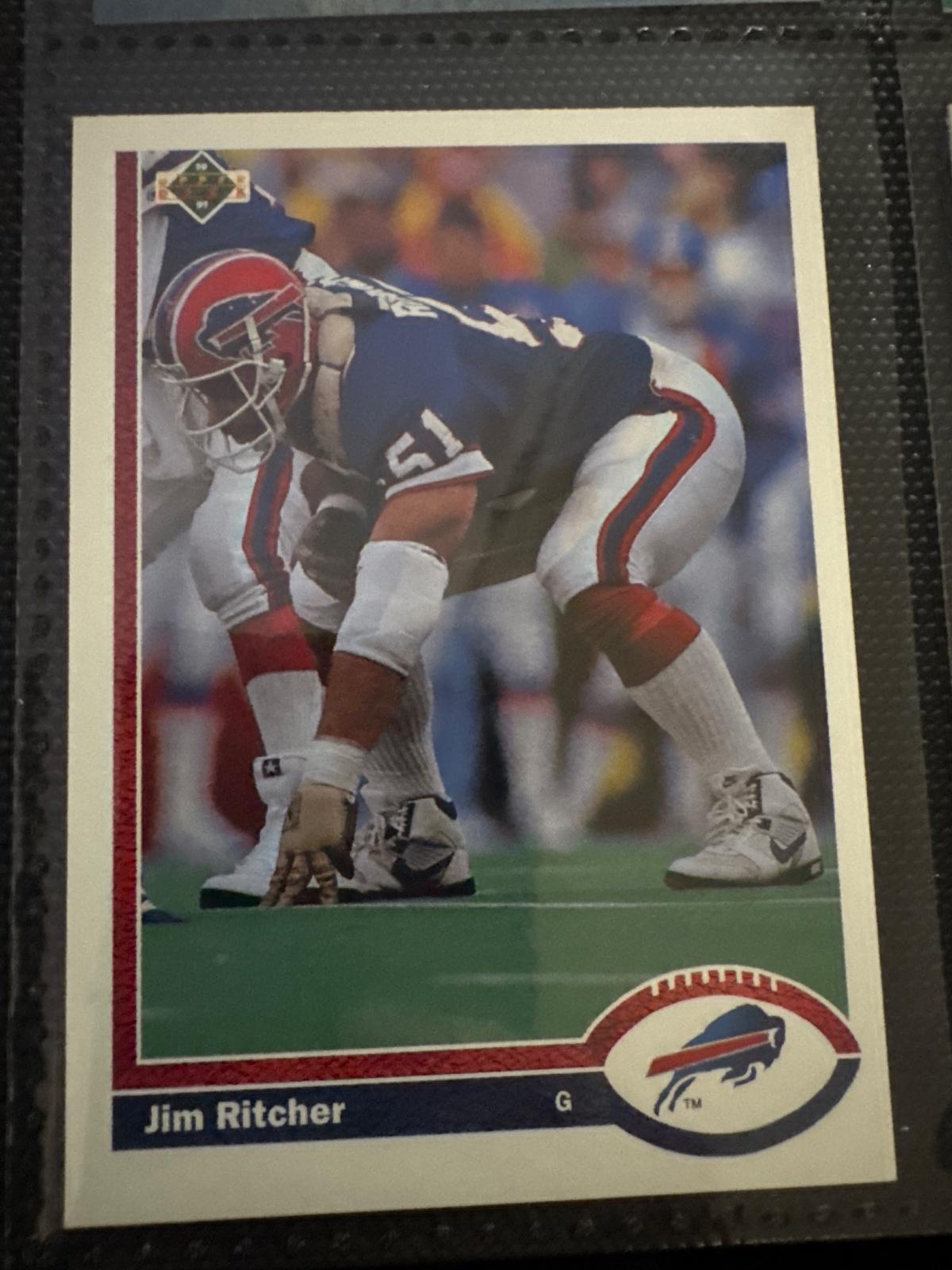 Jim Ritcher Falcons Jim Ritcher | Ungraded | 1991 Upper Deck