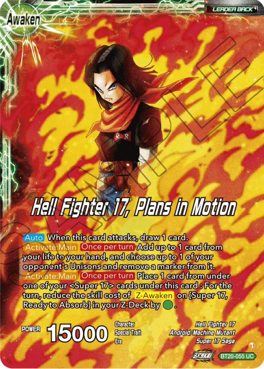 Android 20 & Dr. Myuu // Hell Fighter 17, Plans in Motion BT20-055 Dragon Ball Super Power Absorbed