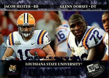 Glenn Dorsey / Jacob Hester #91 2008 Press Pass Football