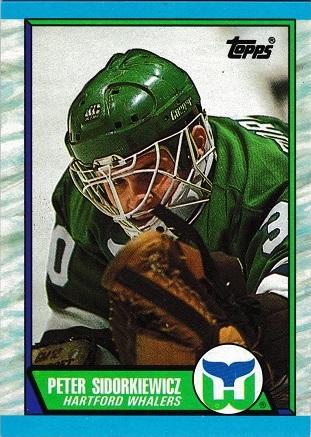 Peter Sidorkiewicz #11 Hockey Cards 1989 Topps