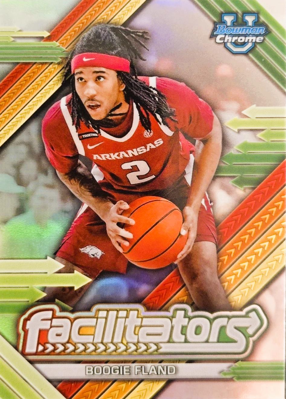 Boogie Fland #F-1 Basketball Cards 2024 Bowman Chrome University Facilitators