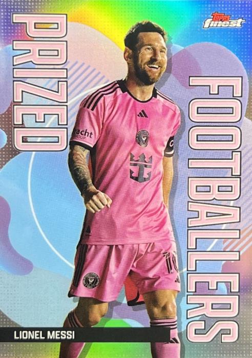 Lionel Messi #PF-1 Soccer Cards 2024 Topps Finest MLS Prized Footballers