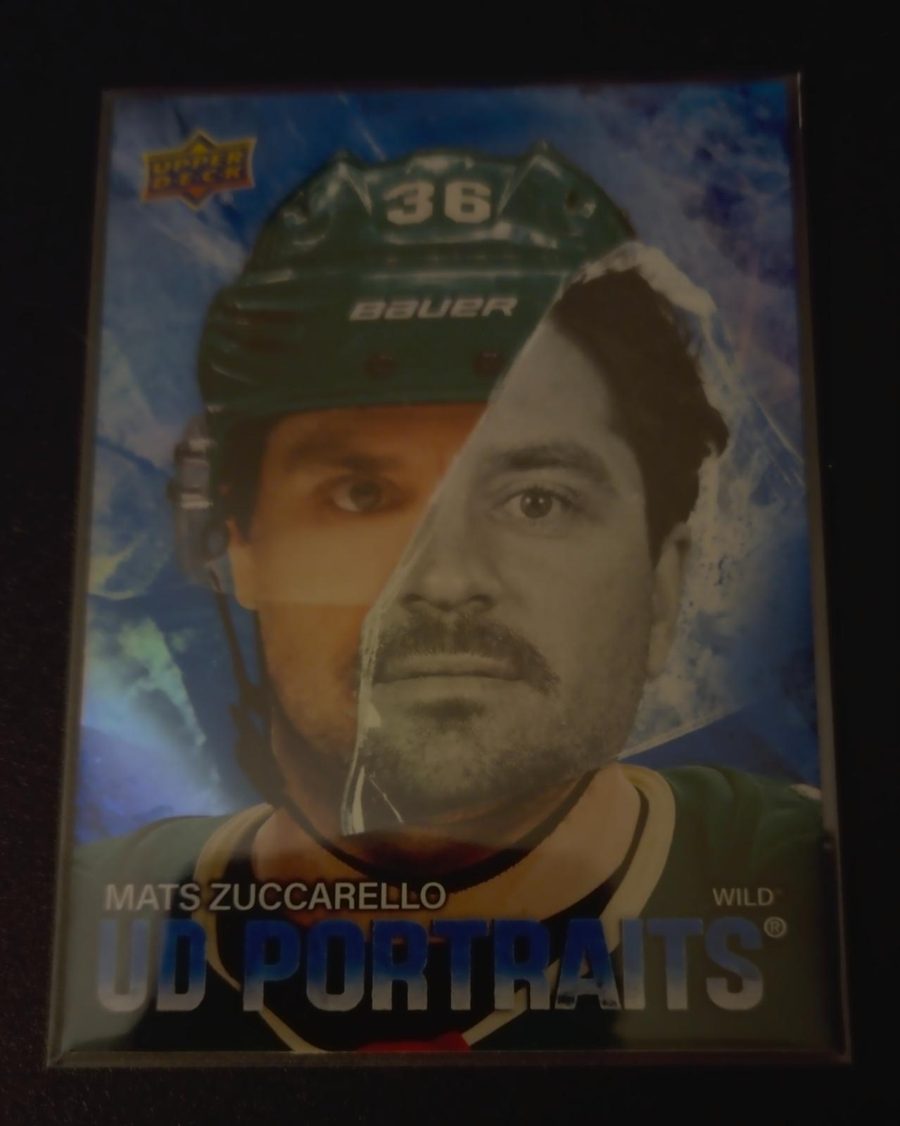 2025 Upper Deck UD Portraits Mats Zuccarello #P-28 card