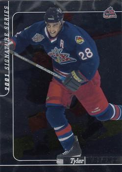 Tyler Wright #45 Hockey Cards 2000 Be A Player Signature