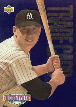 Mickey Mantle Blue Trade Baseball Cards 1994 Upper Deck Mickey Mantle Long Shots