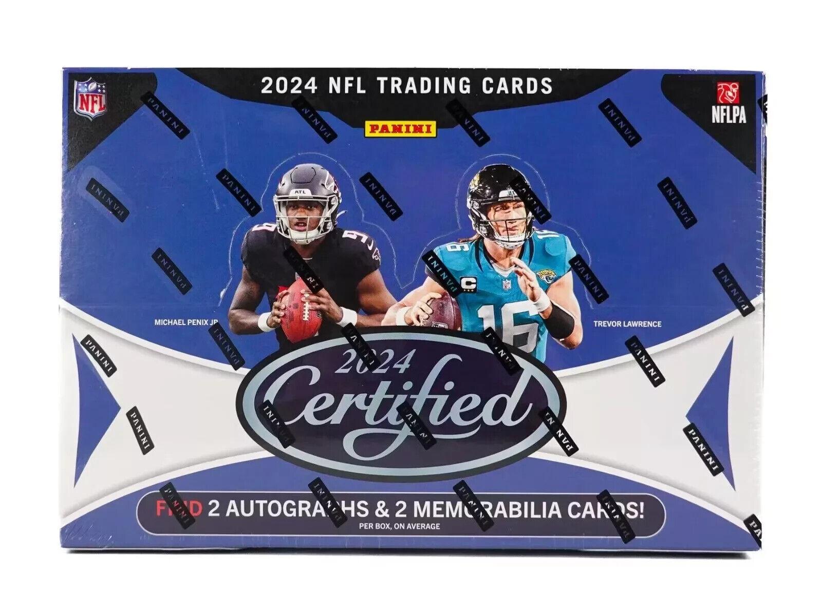 Hobby Box Football Cards 2024 Panini Certified