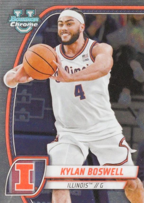 Kylan Boswell #78 Basketball Cards 2024 Bowman Chrome University