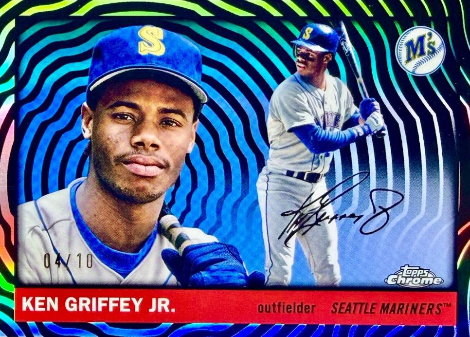 2025 Ken Griffey Jr. [Black Vibrations Refractor] #405