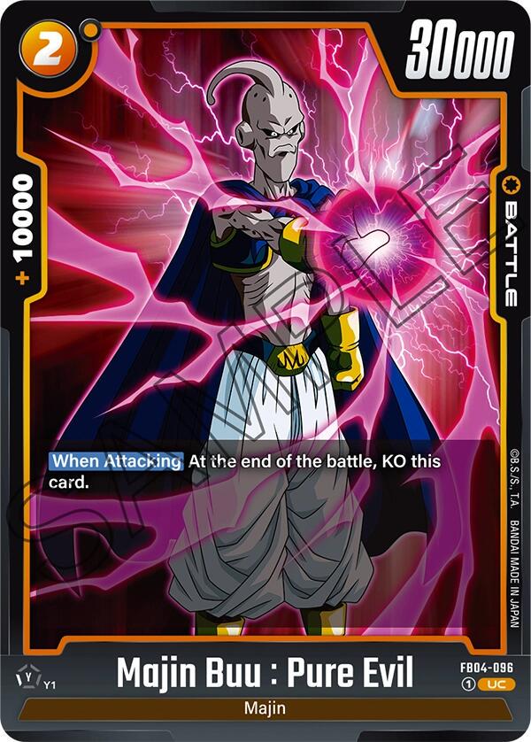 Majin Buu: Pure Evil FB04-096 Dragon Ball Fusion World Ultra Limit