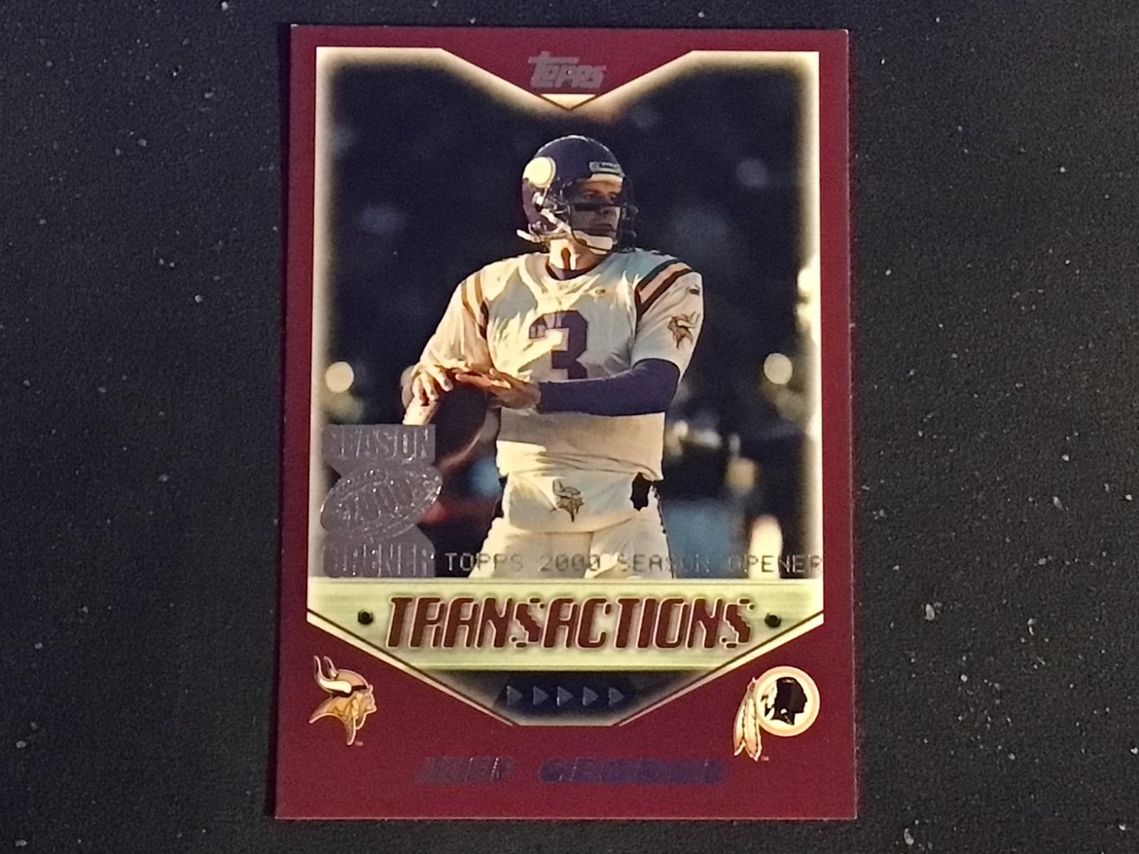 Jeff George #85 2000 Topps Season Opener Football