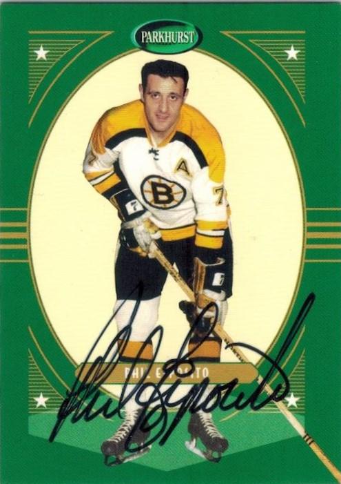 Phil Esposito #PA-13 2001-02 Parkhurst Hockey Autographs