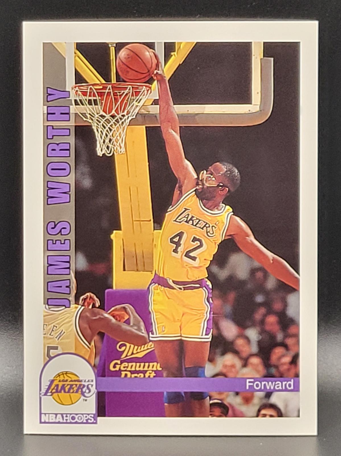 James Worthy #115 1992 Hoops Basketball