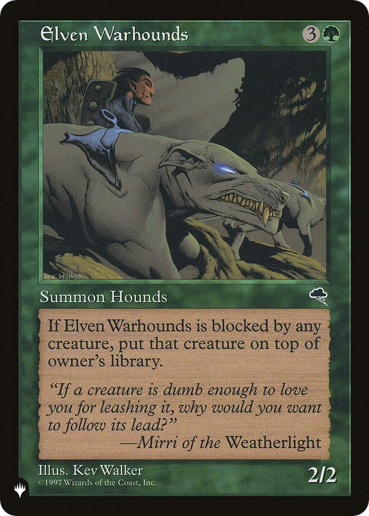 Elven Warhounds (Magic The List Reprints)
