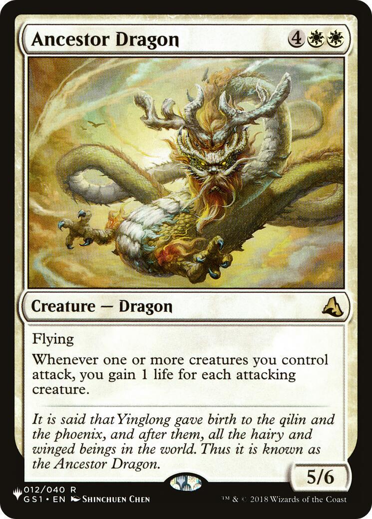 Ancestor Dragon (Magic The List Reprints)