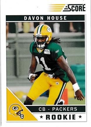 Davon House #327 Football Cards 2011 Panini Score