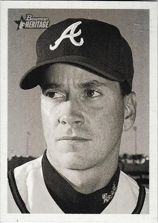 Tom Glavine #18 Baseball Cards 2001 Bowman Heritage