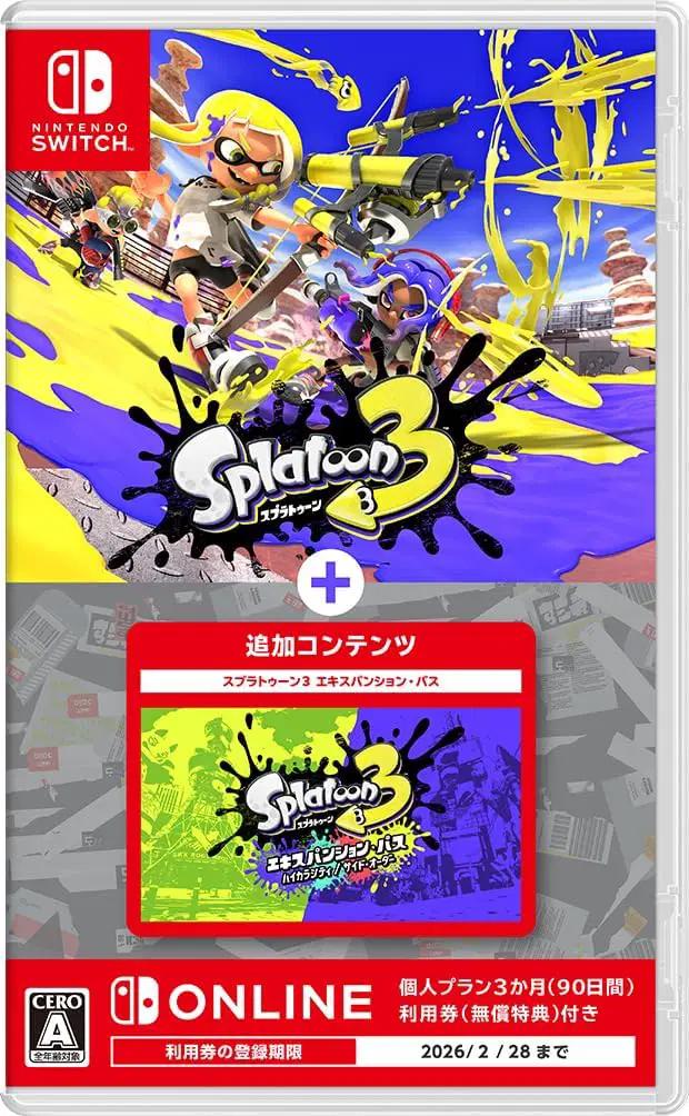 Splatoon 3 + Expansion Pass JP Nintendo Switch