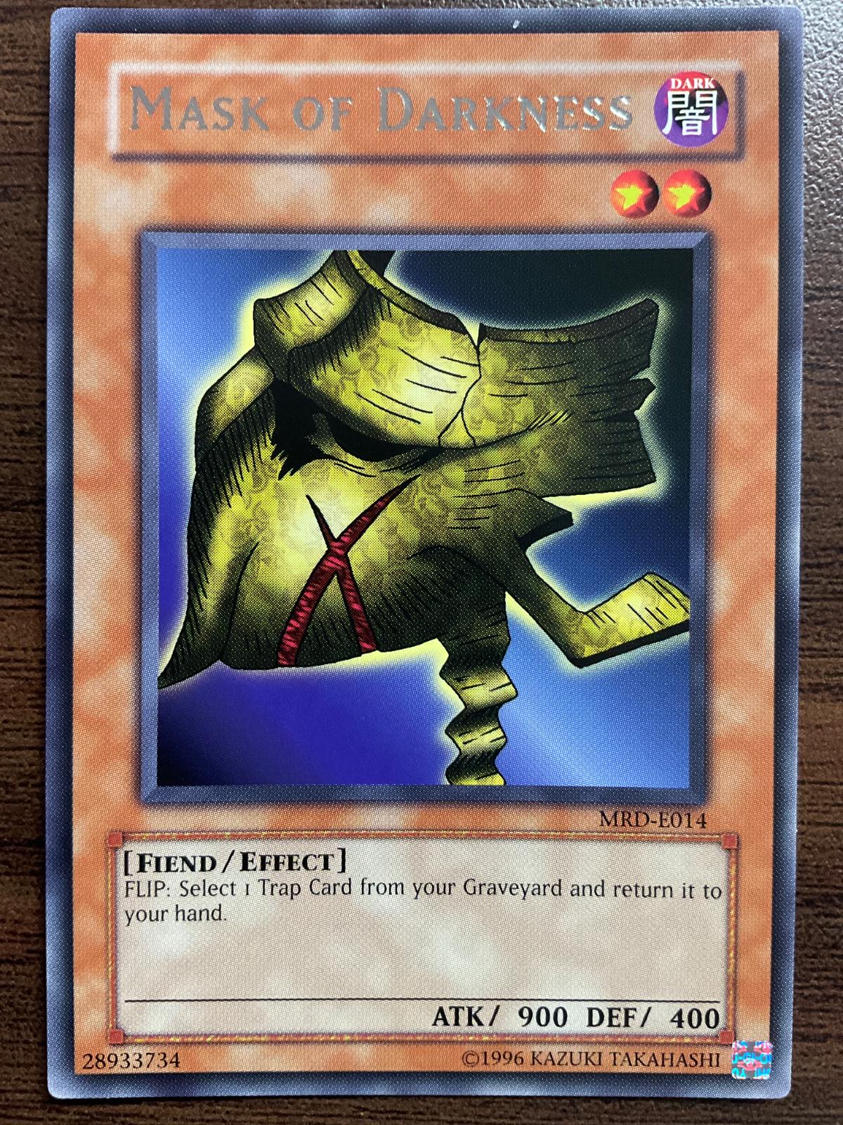 Mask Of Darkness MRD-E014 YuGiOh Metal Raiders