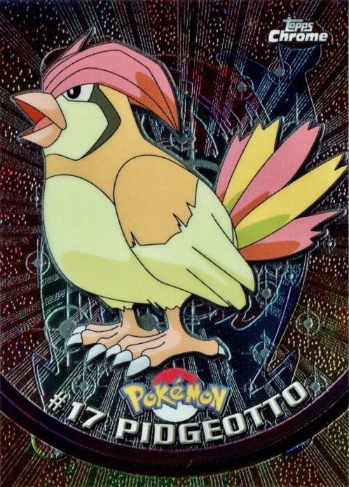 Pidgeotto #17 Pokemon 2000 Topps Chrome