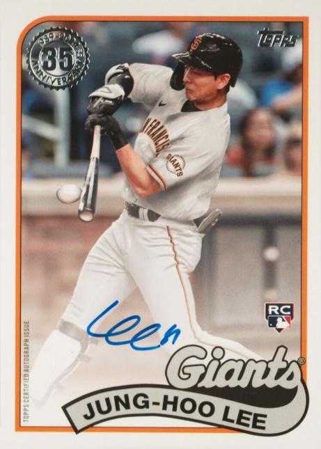 Jung-Hoo Lee #89BA2-JHL Baseball Cards 2024 Topps 1989 Autograph