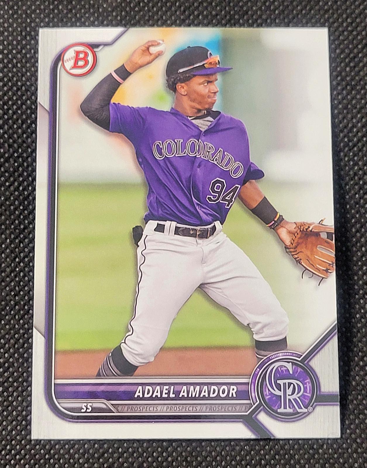 Adael Amador #BD-59 2022 Bowman Draft Baseball