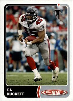 T.J. Duckett #321 2003 Topps Total Football