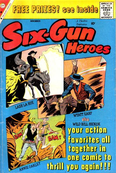 Six-Gun Heroes #54 (1959) Comic Books Six-Gun Heroes