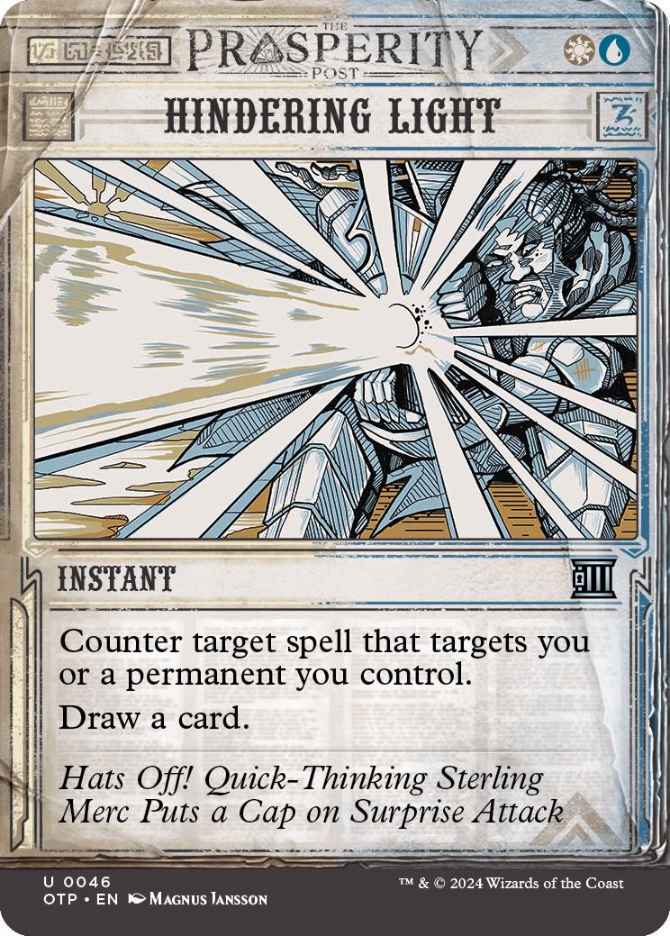 Hindering Light #46 Magic Outlaws of Thunder Junction Breaking News