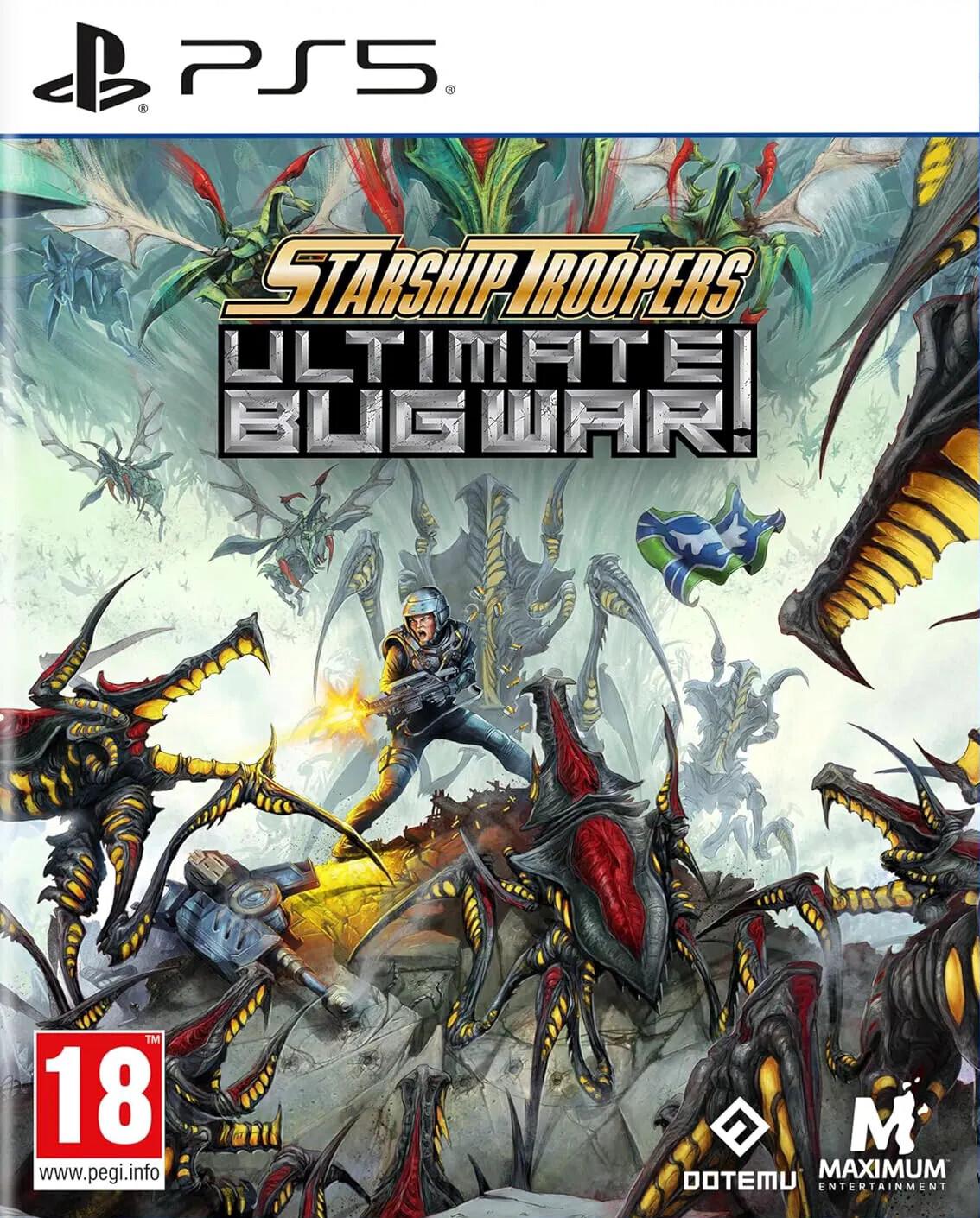 Carátula de Starship Troopers: Ultimate Bug War para PS5 (edición PAL España)