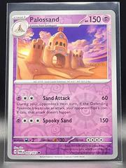 Palossand [Reverse Holo] #92 Pokemon Twilight Masquerade Prices