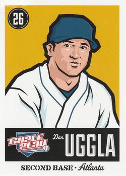 Dan Uggla #6 Baseball Cards 2012 Panini Triple Play