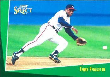 Terry Pendleton #17 Baseball Cards 1993 Score Select