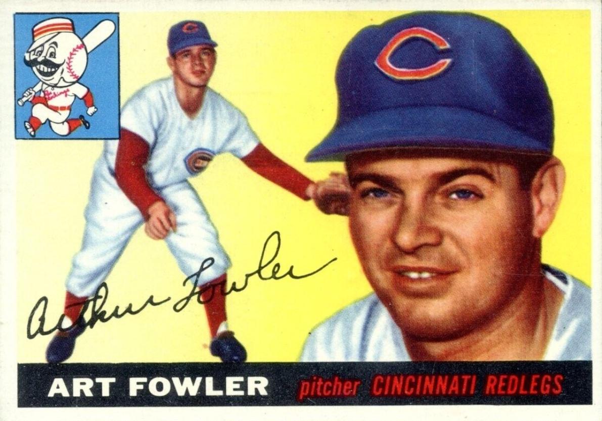 Art Fowler #3 Baseball Cards 1955 Topps