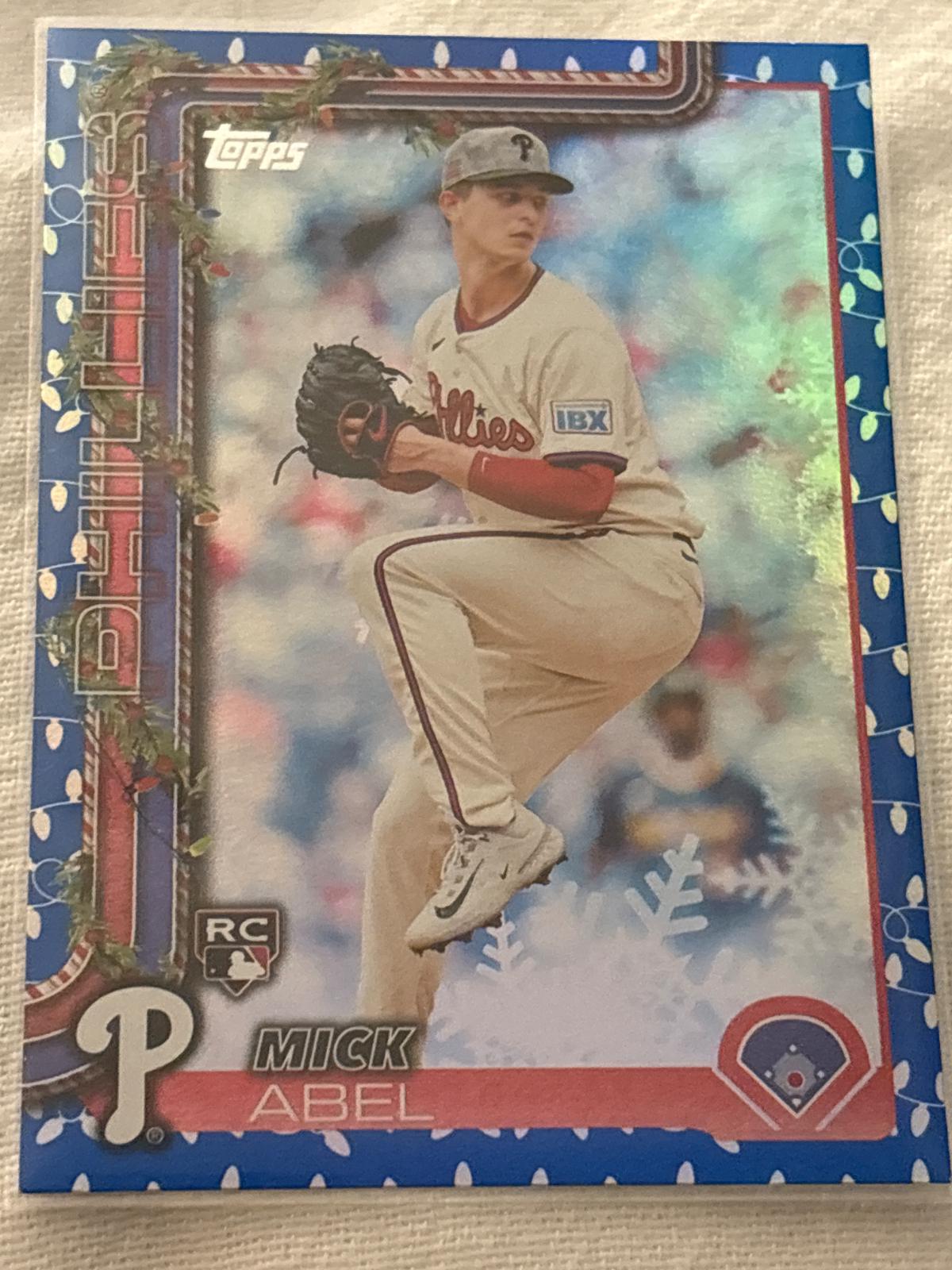 Mick Abel #H111 2025 Topps Holiday Baseball