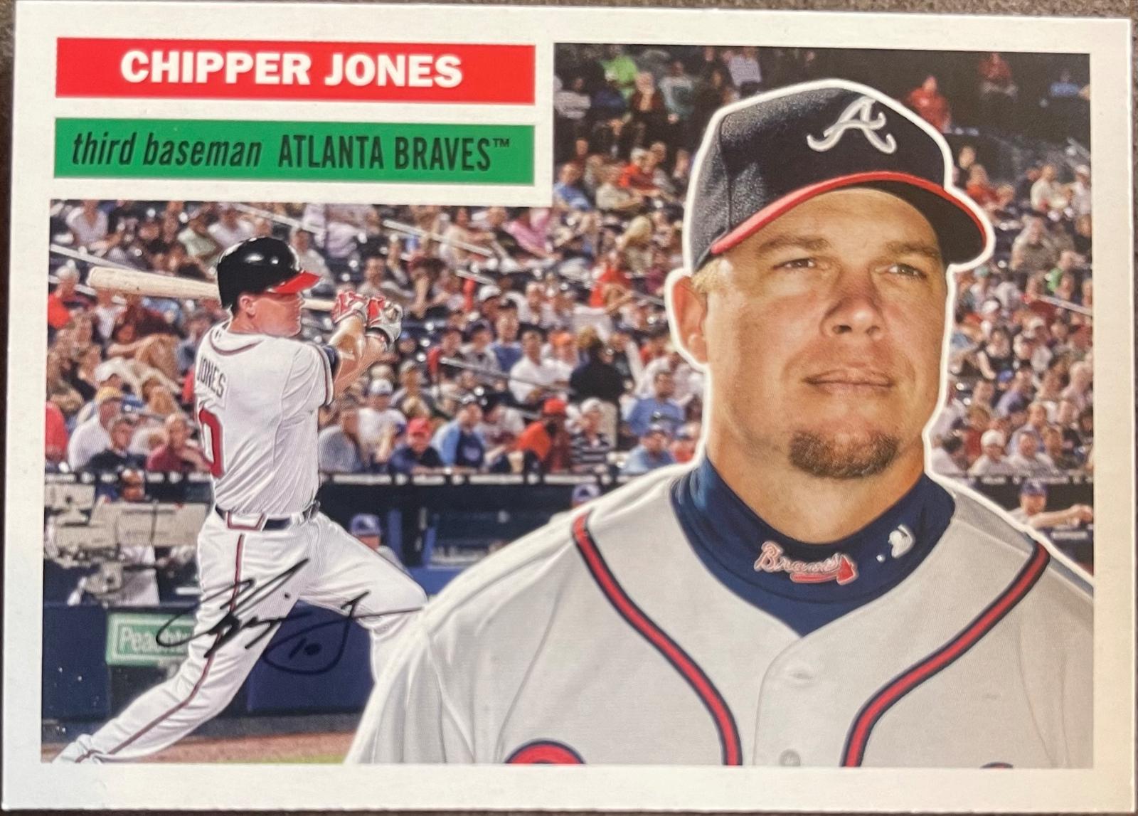 Chipper Jones #4 Baseball Cards 2023 Topps Archives