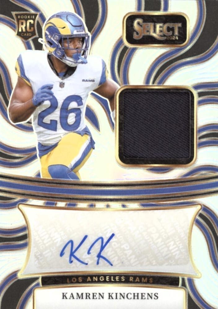 Kamren Kinchens #11 2024 Panini Select Rookie Signature Memorabilia Prizm Football