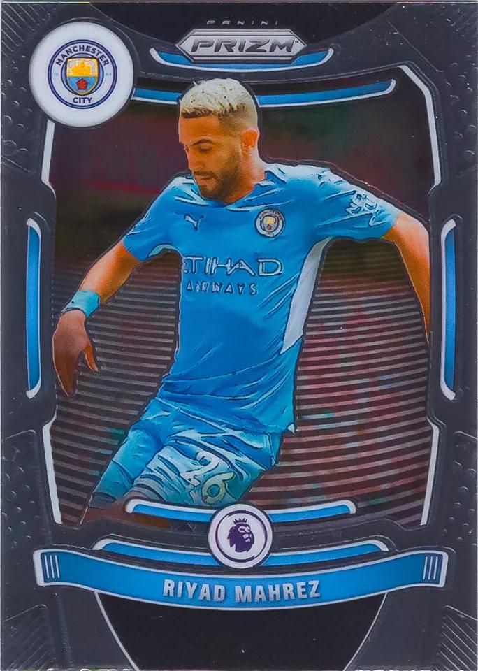 Riyad Mahrez #11 2021 Panini Prizm Premier League