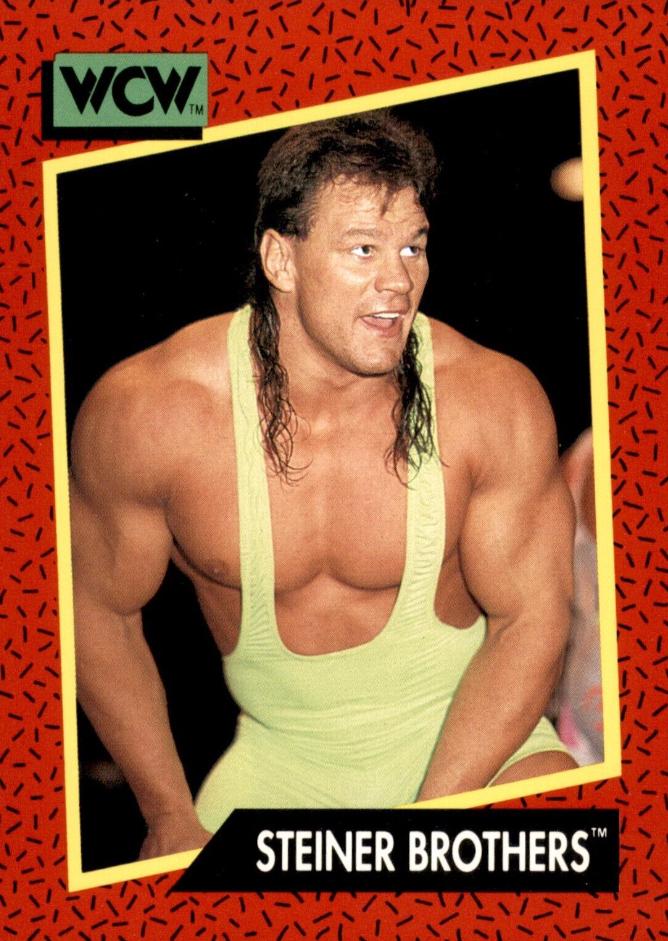 Steiner Brothers #106 Wrestling Cards 1991 Impel WCW