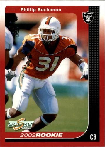 Phillip Buchanon #322 Football Cards 2002 Panini Score