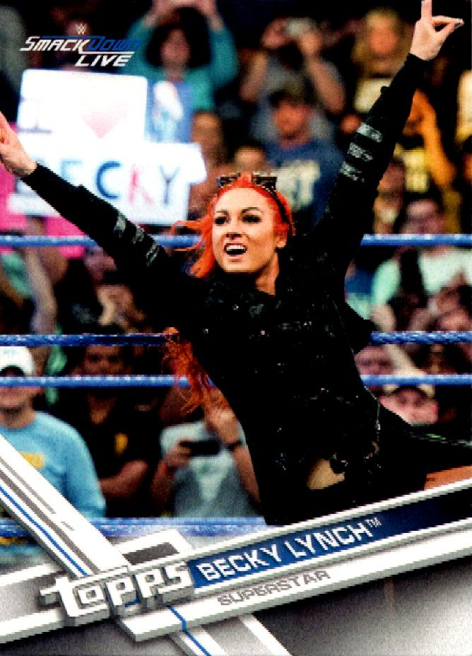 Becky Lynch #140 Wrestling Cards 2017 Topps WWE Then Now Forever