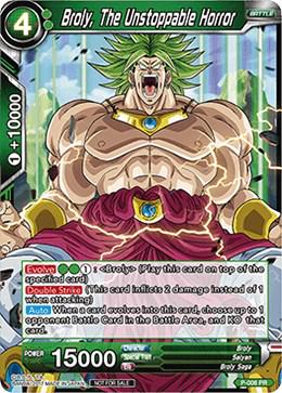 Broly, The Unstoppable Horror P-006 Dragon Ball Fusion World Promos