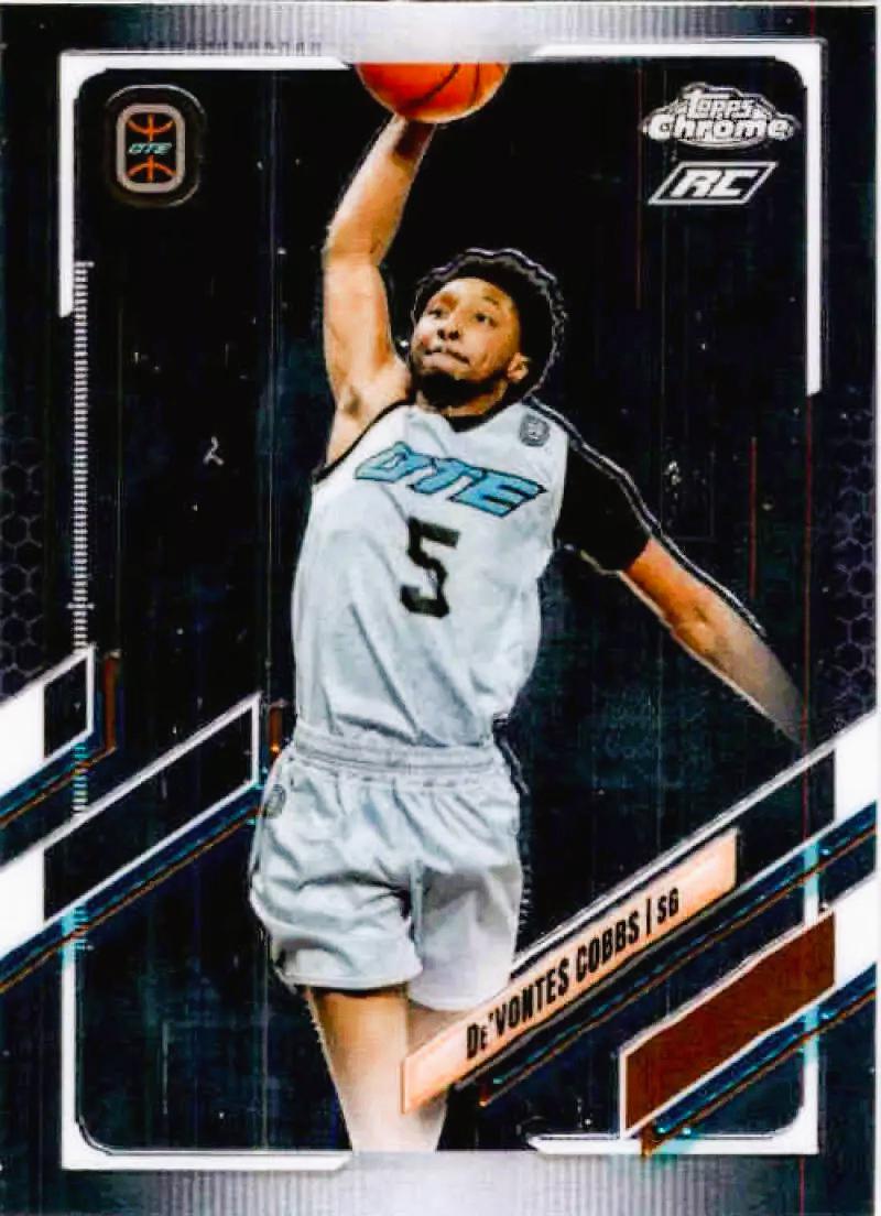 De'Vontes Cobbs #3 Basketball Cards 2021 Topps Chrome OTE Overtime Elite