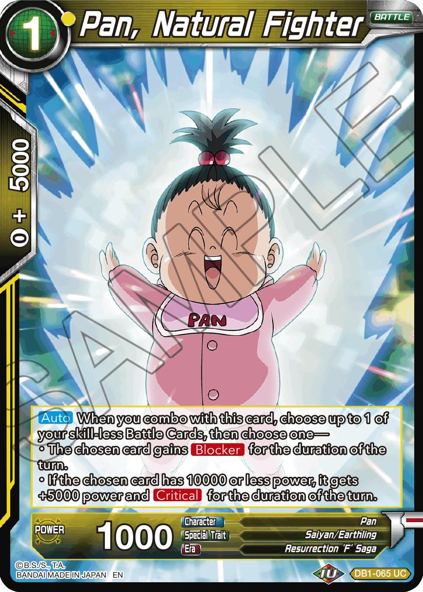 Pan, Natural Fighter DB1-065 Dragon Ball Super Battle Evolution Booster