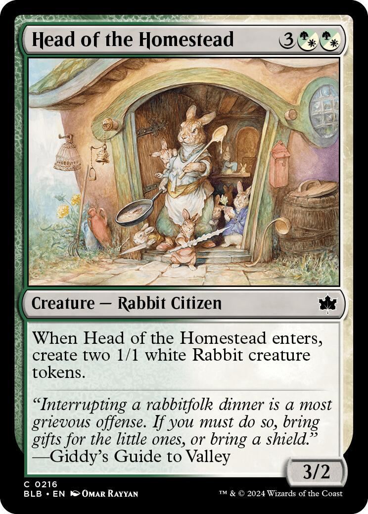 Head of the Homestead #216 Magic Bloomburrow