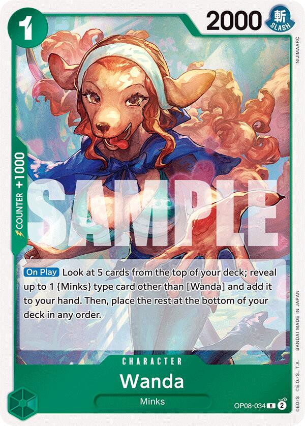 Wanda OP08-034 One Piece Two Legends