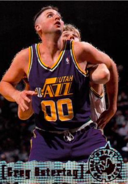 Greg Ostertag #340 Basketball Cards 1995 Stadium Club
