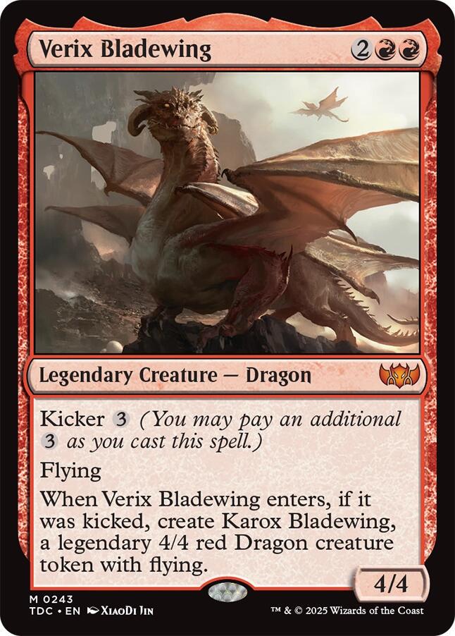 Verix Bladewing #243 Magic Tarkir: Dragonstorm Commander