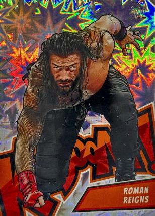 Roman Reigns #1 Wrestling Cards 2023 Panini Revolution WWE Kaboom