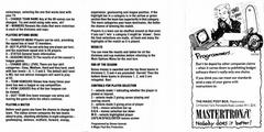 Full Cover Back | Advanced Soccer Simulator ZX Spectrum