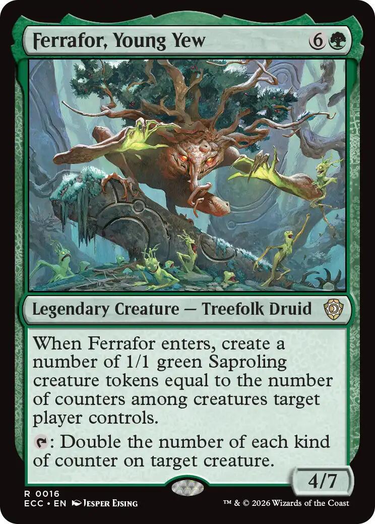 Tap to enlarge Ferrafor, Young Yew, Magic Lorwyn Eclipsed Commander